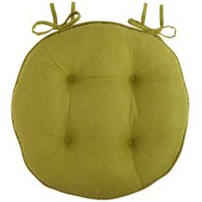 Round Bistro Cushion in Calliope Moss