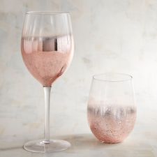 Rose Gold Wine Glasses