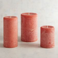 Pumpkin Spice Pillar Candles
