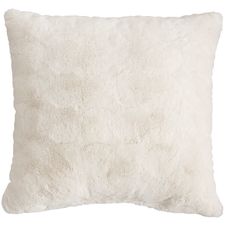 Fuzzy Ivory Pillow
