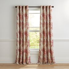 Chenille Blossom Spice Curtain