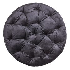 Plush Black Papasan Cushion