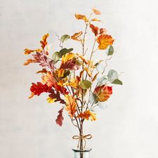 Faux Multicolor Leaves Bundle
