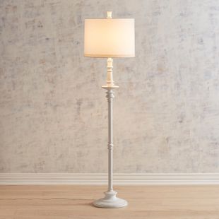 Claire Whitewashed Floor Lamp