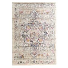 Amar Cream & Fuschia Rug