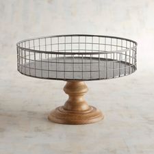 Galvanized Wire Small Cake Stand