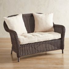 Crestview Large Espresso Settee