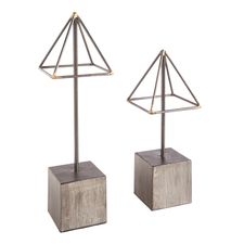 Modern Triangle Sculptures