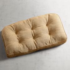 Tufted Large Contour Settee Cushion in Carmela Natural