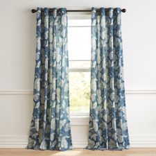 Aria Navy Curtain Curtain Panel