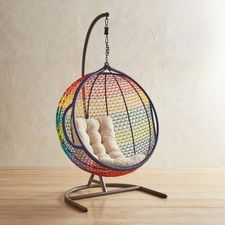 Swingasan® Rainbow Ombre Hanging Chair