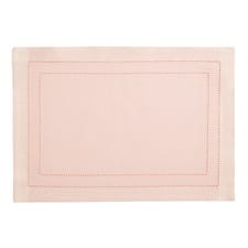 Hemstitch Blush Placemat