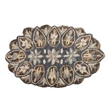 Moya Gray Oval 27x45 Rug