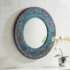 Midnight 24" Round Mirror