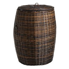 Coco Cove Wicker Laundry Hamper