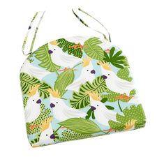 Dining Chair Cushion in Cockatoo Multi