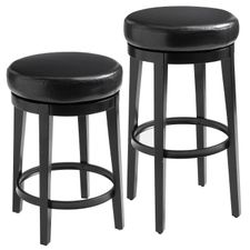 Stratmoor Black Swivel Counter & Bar Stool