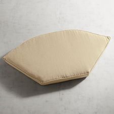 Large Modular Wedge Seat Cushion in Draper Bisque