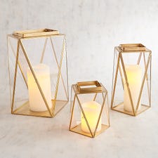 Chloe Golden Modern Lanterns