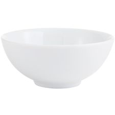Luminous Porcelain Round White Dip Bowl