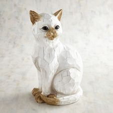 Woodland Cat Figurine