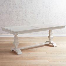 Bradding Rain White 84” Dining Table