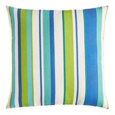 Striped 16" Blue & Green Multi Pillow