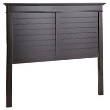 Cottage II Rubbed Black Headboard