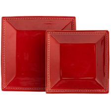 Spice Route Paprika Square Dinnerware
