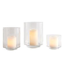 Classic Glass Hurricane Candle Holder