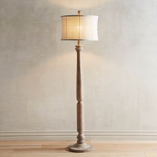 Gray Wash Nicolas Floor Lamp