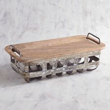 Weston Bread Basket with Serving Board