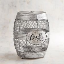 Wine Barrel Cork Holder