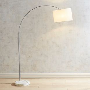 Marble Base Arc Floor Lamp
