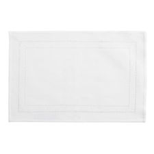 Hemstitch White Placemat