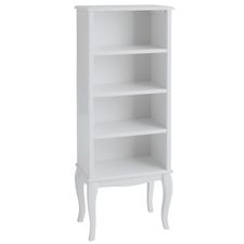 Toscana Snow White Tall Bookcase