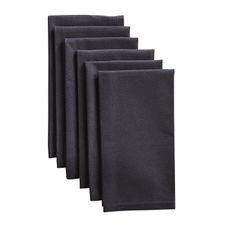 Black Buffet Napkin Set