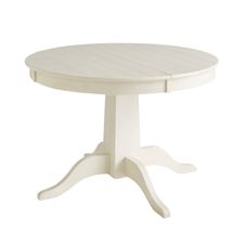 Heritage Rain White Round Extension Table