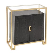 Shaw Black & Gold Cabinet 