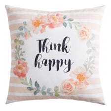 Think Happy Pillow