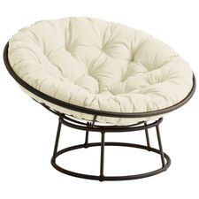 Outdoor Mocha Papasan Chair Frame