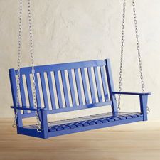 Rock Point Cobalt Porch Swing