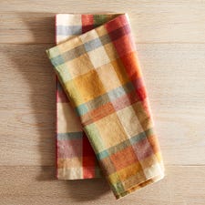 Farmhouse Plaid Woven Napkin