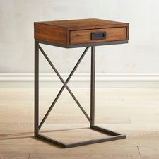 Mazza C-Table with Storage Drawer