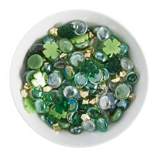 St. Patrick's Day Shamrocks & Gems Bowl Filler