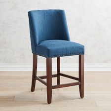Corinne Pierformance™ Baltic Blue Counter Stool