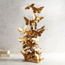 Golden Butterfly Sculpture