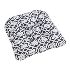 Pretzel Large Contour Chair Cushion in Black