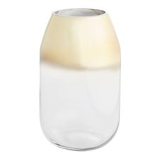 Handblown Glass & Copper Vase
