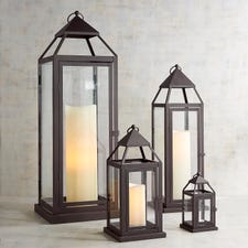 Landen Black Metal Lanterns